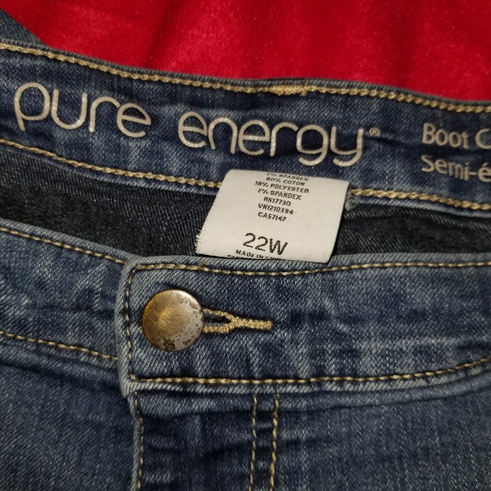Pure Energy 22W Boot Cut Jeans